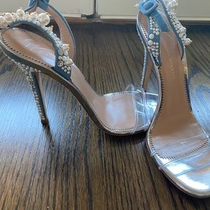 Giuseppe Pearl Sling Back